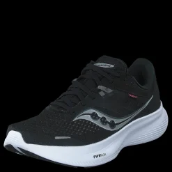 Saucony Ride 16 Black/white Svart Best