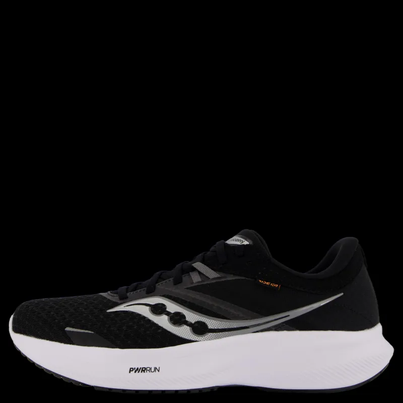 Saucony Ride 16 Black/white Svart Discount