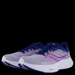 Best Saucony Ride 16 Mauve/indigo Blå