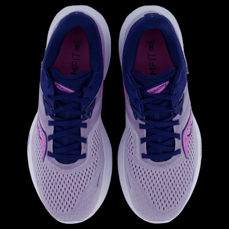 Best Saucony Ride 16 Mauve/indigo Blå