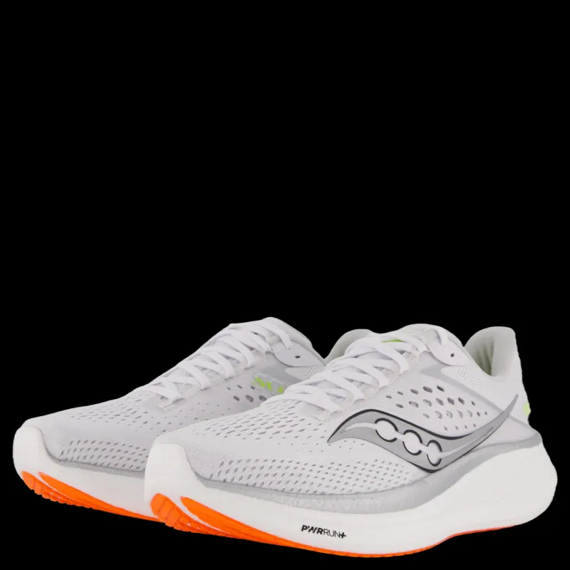 Saucony Ride 17 Men White/vizi Vit Online