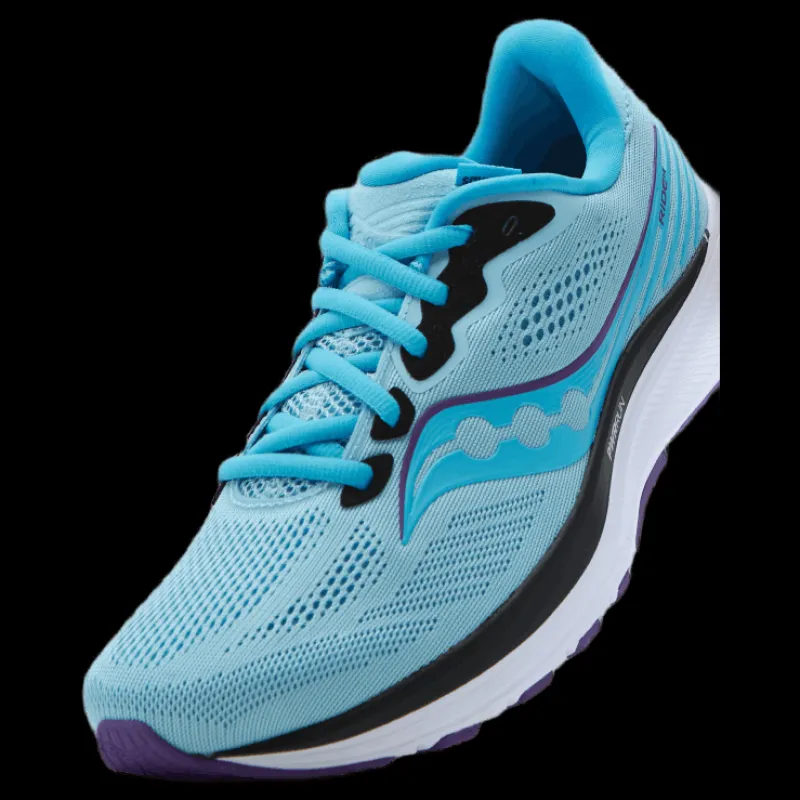 Saucony Ride 14 Powder/concord Blå Online