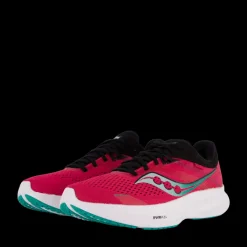 Online Saucony Ride 16 Rose/black Röd