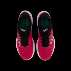 Online Saucony Ride 16 Rose/black Röd