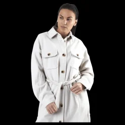Outlet Pieces Riema Overshirt Jacket Grey