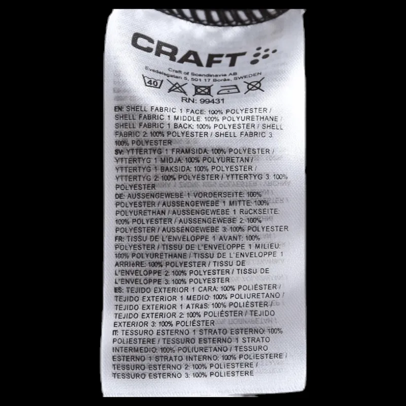 Craft Rime Jacket Black Svart Discount