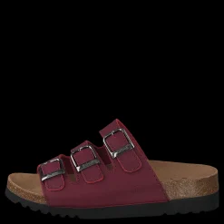 Scholl Rio Bordeaux Röd Hot