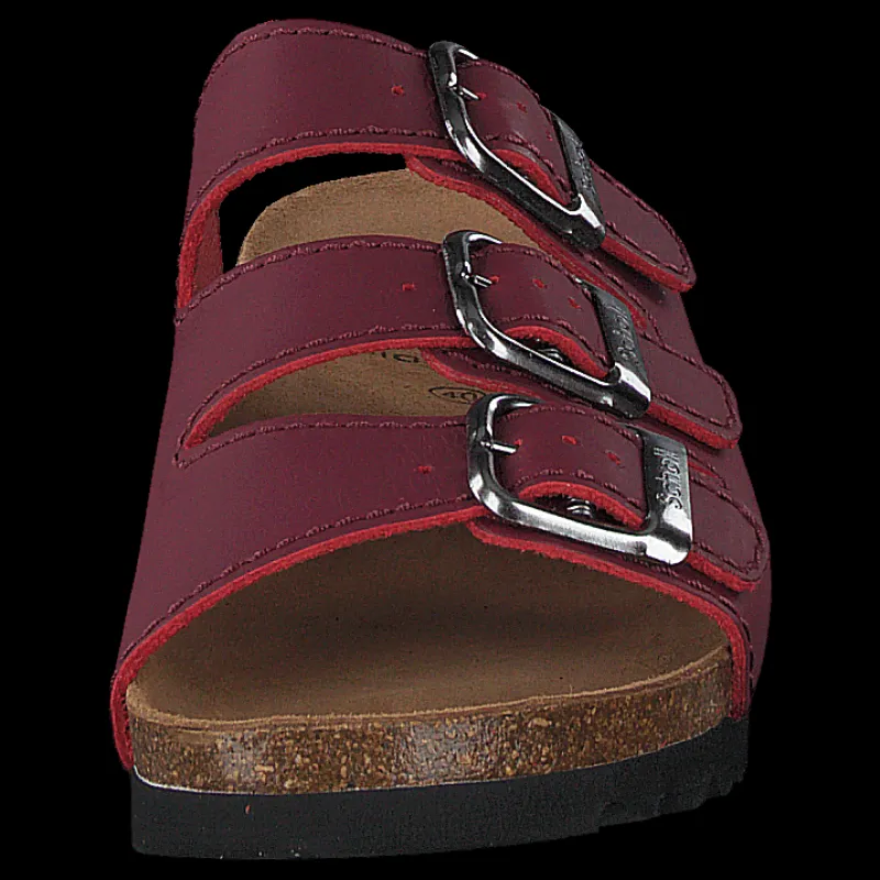 Scholl Rio Bordeaux Röd Hot