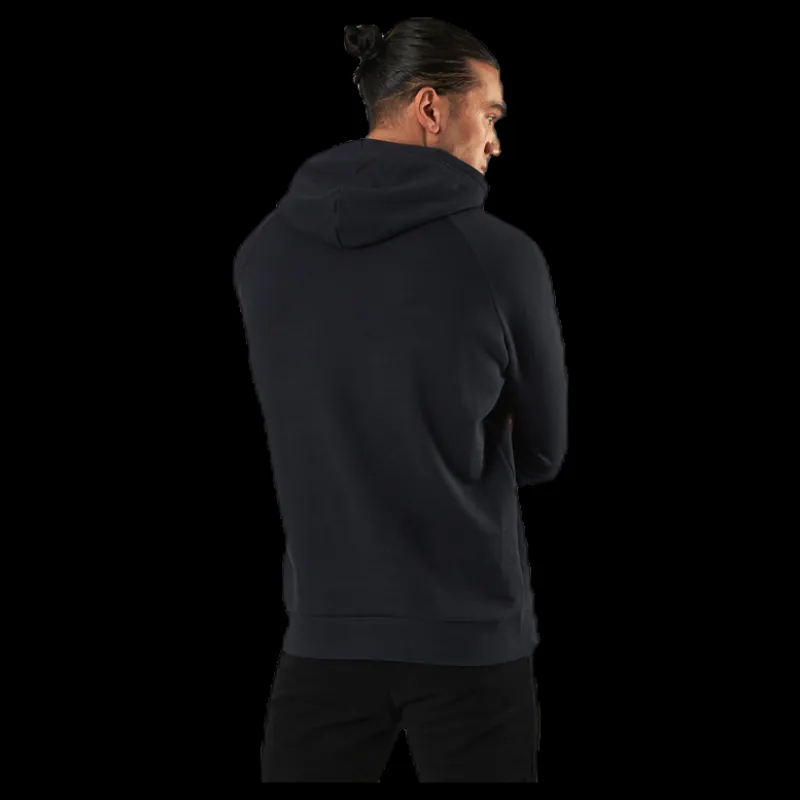 New Under Armour Rival Fleece Big Logo HD Black Svart