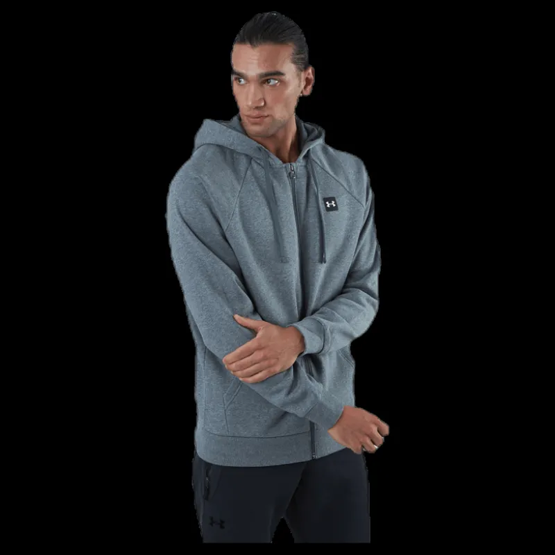 Under Armour Rival Fleece Fz Hoodie Grey Grå Best