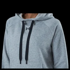 Discount Under Armour Rival Fleece HB Hoodie Grey Grå