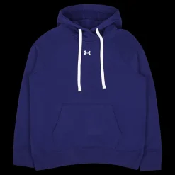 Sale Under Armour Rival Fleece Hb Hoodie Sonar Blå