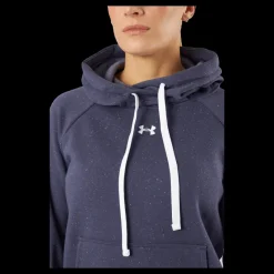 Online Under Armour Rival Fleece Hb Hoodie Tempered Steel Blå