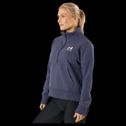 New Under Armour Rival Fleece Hz Tempered Steel Blå