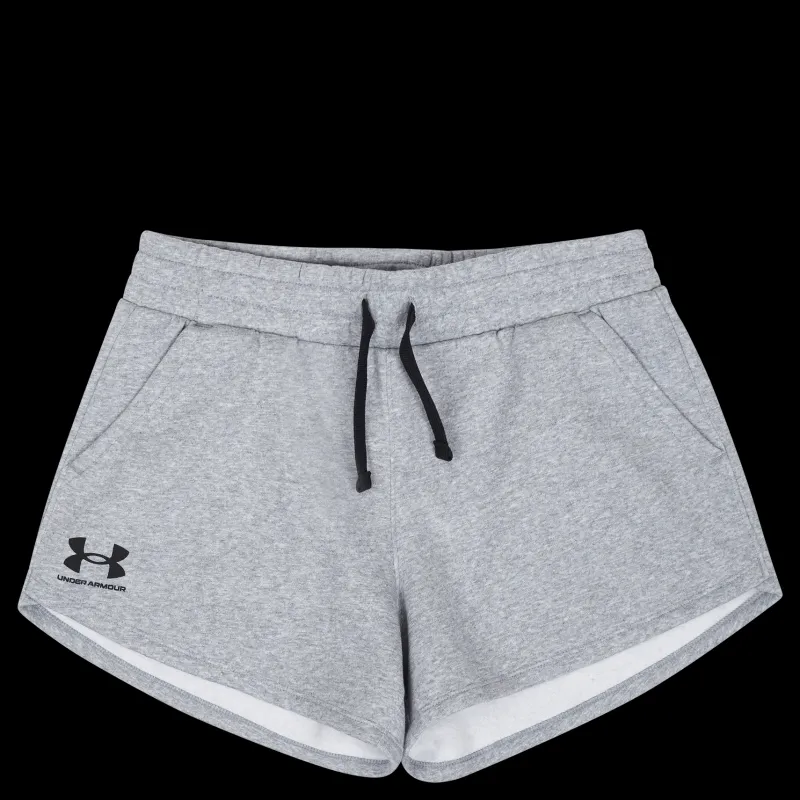 Best Under Armour Rival Fleece Short Steel Grå
