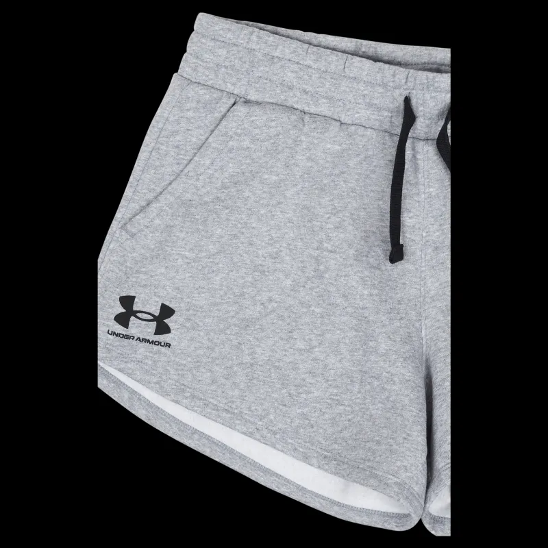 Best Under Armour Rival Fleece Short Steel Grå