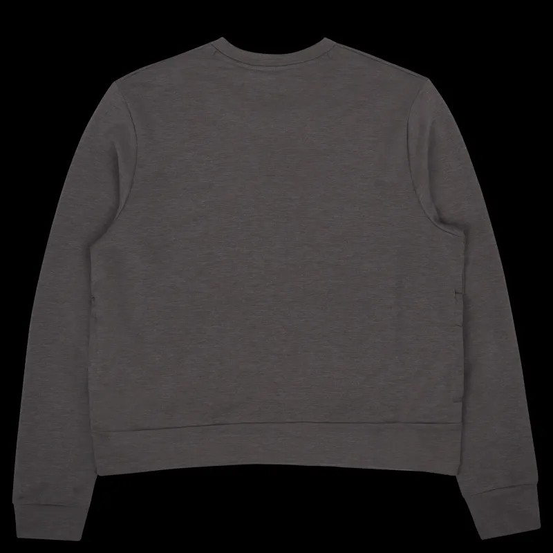 Under Armour Rival Terry Crew Jet Gray Grå Clearance
