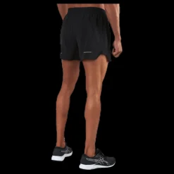Online ASICS Road 5In Short Black Svart