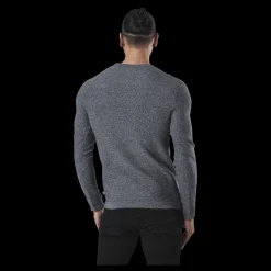Discount Jack & Jones Rob Knit Crew Neck Black Svart