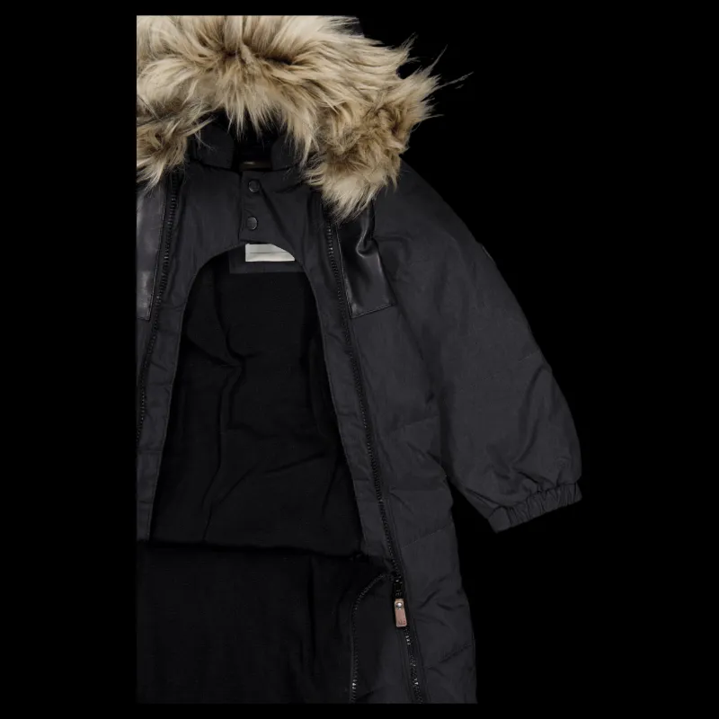 Lindberg Rocky Winter Baby Overall Black Svart Clearance