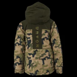 Online Burton Ropedrop Jacket - Boys' Forest Night /olive Flerfärgad