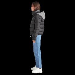 Didriksons Rose Girls Puff Jacket Black Svart Sale