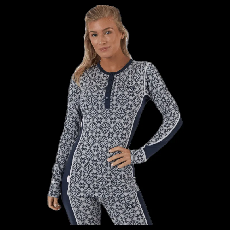 Best Kari Traa Rose Long Sleeve Shirt Blue Blå