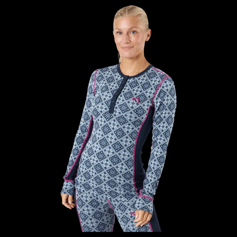 Discount Kari Traa Rose Ls Royal Blå