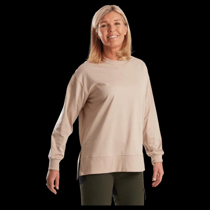 Online Tuxer Rose Reco Sweatshirt Cream Beige