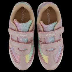 Outlet ZigZag Roseau Kids Shoe W/lights Multi Colour Flerfärgad
