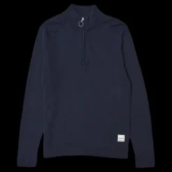 Jack & Jones Roy Knit High Neck Zip Navy Blazer Blå