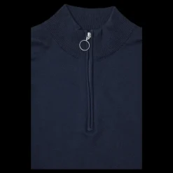 Jack & Jones Roy Knit High Neck Zip Navy Blazer Blå