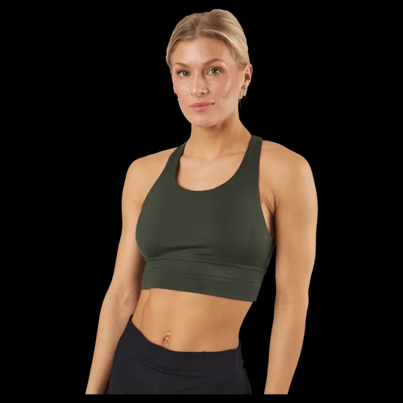 Clearance RS Sports Bra Deep Green Svart