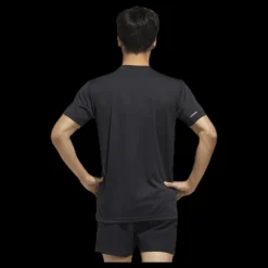 New adidas Rugby Logo Tee Black Svart