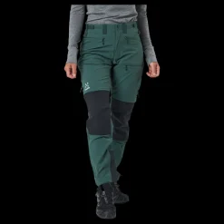 Haglöfs Rugged Standard Pant Women Fjell Green/true Black Grå Discount