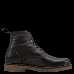 Best Sneaky Steve Rummy Leather Boots Black Svart