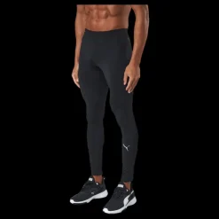 Online Puma Run Brushed Long Tight M Black Svart