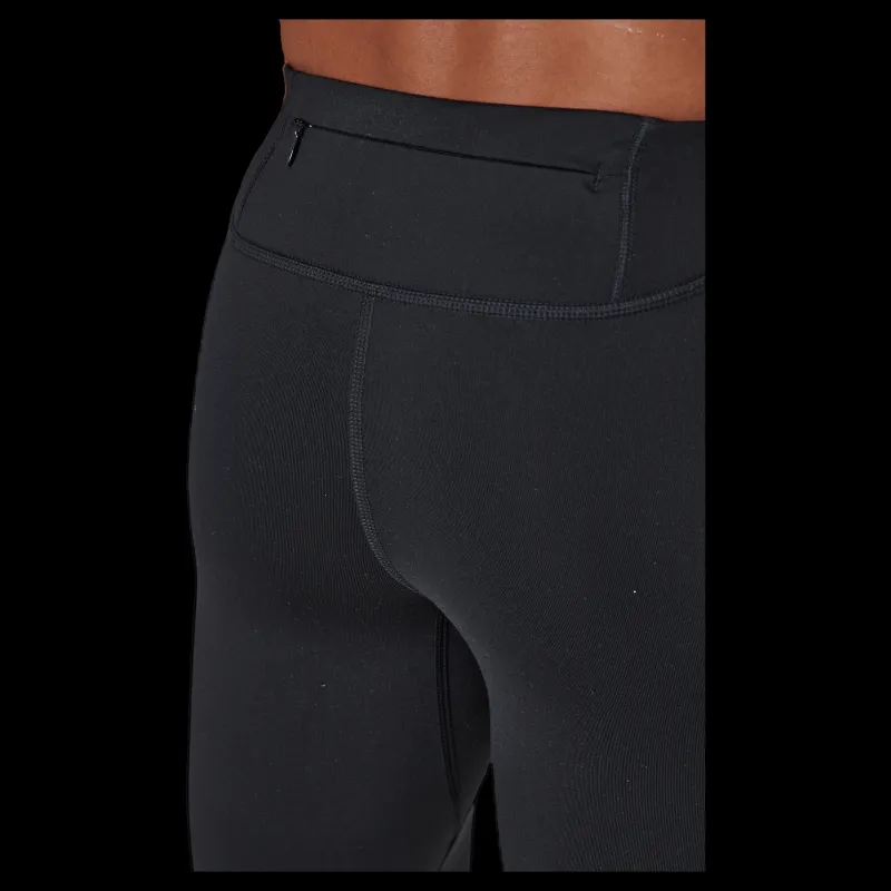 Online Puma Run Brushed Long Tight M Black Svart