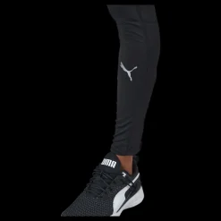 Online Puma Run Brushed Long Tight M Black Svart