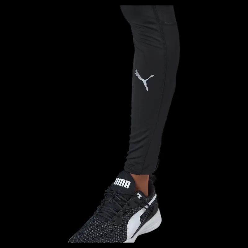 Online Puma Run Brushed Long Tight M Black Svart