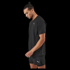 Hot Puma Run Cloudspun Ss Tee Black Svart