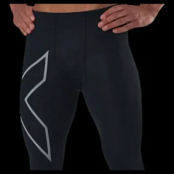2XU Run Dash Compr Tights Black/Silver Svart och Silver Sale