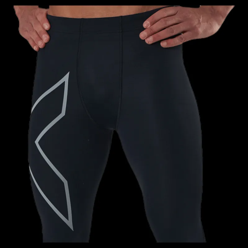 2XU Run Dash Compr Tights Black/Silver Svart och Silver Sale