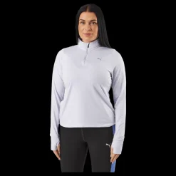 Puma Run Favorite 1/4 Zip W Spring Lavender Lila Discount