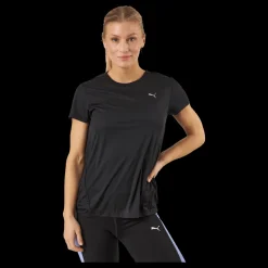Puma Run Favorite Ss Tee W Black Svart New