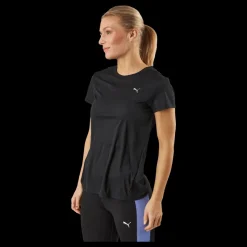 Puma Run Favorite Ss Tee W Black Svart New