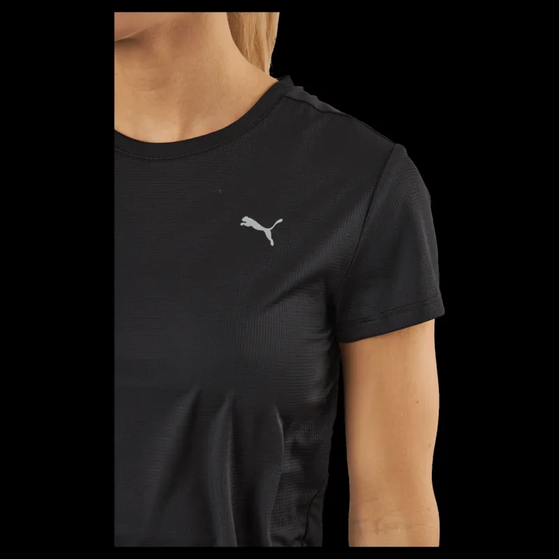 Puma Run Favorite Ss Tee W Black Svart New