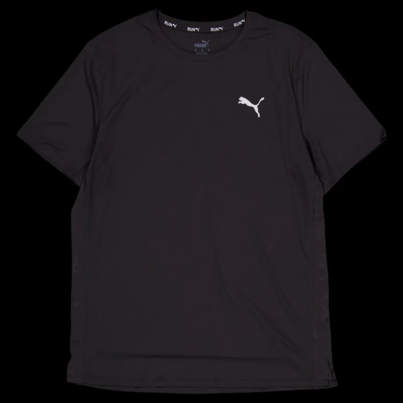 Outlet Puma Run Favorite Velocity Tee Black Svart
