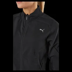 Discount Puma Run Favorite Woven Jacket W Black Svart