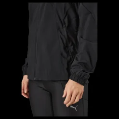 Discount Puma Run Favorite Woven Jacket W Black Svart